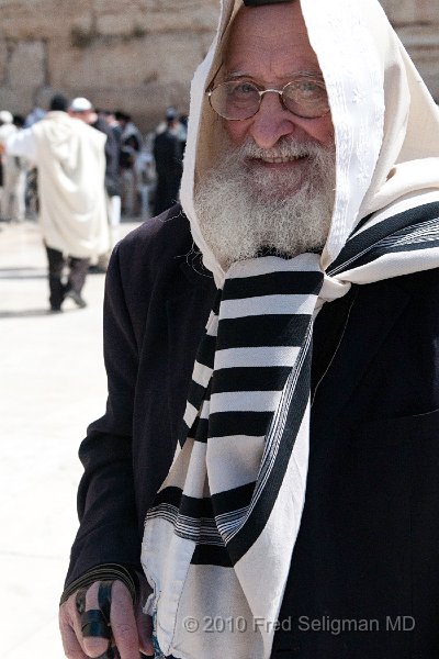 20100408_105436 D300 (2).jpg - Man with prayer shawl, Western Wall